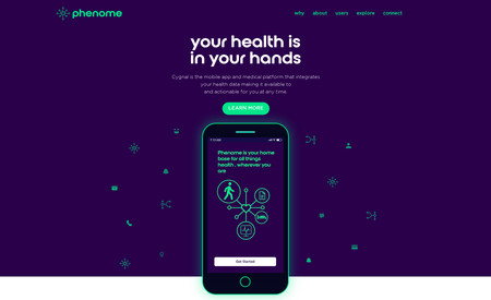 Phenome: Phenome is the mobile app and medical platform that integrates your health data making it available to and actionable for you at any time. 

Front & Center is proud to be actively working with Phenome on custom brand development, messaging and website design along with doing a pitch deck and app launch strategy.  