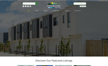 Panoramic Realtors: A real estate website