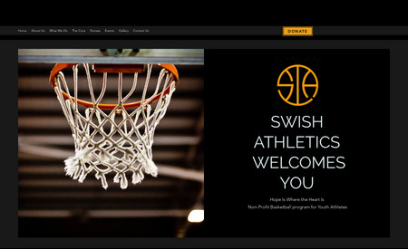 Swish Athletics Inc: Website Creation