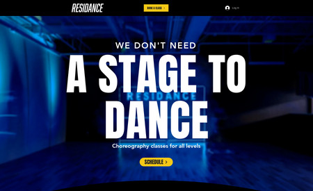Residance: Step into the vibrant world of dance with Residance.com, a cutting-edge digital platform for dance enthusiasts and studios alike. Merging the artistry of dance with the innovation of Wix, our website offers a comprehensive suite of advanced features—Wix CMS, Stores, Class Scheduling, and Events. Our custom AI chatbot stands ready to guide visitors through the offerings, while our stunning design captures the dynamism and grace of dance. Whether you're scheduling a class, browsing dancewear, or planning to attend an event, Residance.com makes it all a seamless experience.