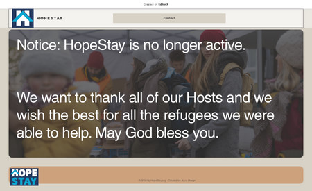 Hopestay: During the early stages of the war in Ukraine, there was an influx of refugees into southern California. Hopestay was a collaborative effort to quickly connect refugees with a place to stay until they could relocate or get settled.
