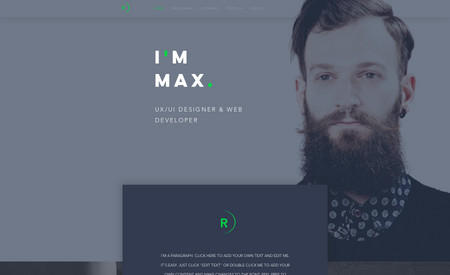 Ux designer: Designed portfolio website for the UX designer. Featured previous work, unique contact page and online hiring feature.