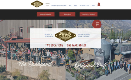 Kern River Brewing Company: We not only built this site, but trained their employees to run it, as well as set up e-commerce for shipping beer throughout California.