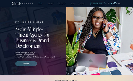 MrsJDesigns Brand and Web Co.: When it comes to building your brand, we're the triple threat you've been looking for—strategy, systems, and stellar design under ONE roof.