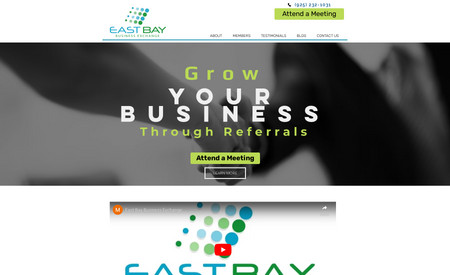 East Bay Business Exchange: This project involved updating the design to include a clear call to action, customized landing page and thank you page. We also updated the member profiles making it easy for prospective members to see which industries are represented.