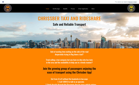 Chrissber : New website for Chrissber Taxi and Rideshare. The client wanted a page for all the various links for his business (apps, policy, application etc.). We created a site that supported this aim on both desktop and mobile view.