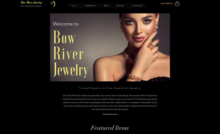 Bow River Jewelry: e=Commerce website for high end equestrian jewelry