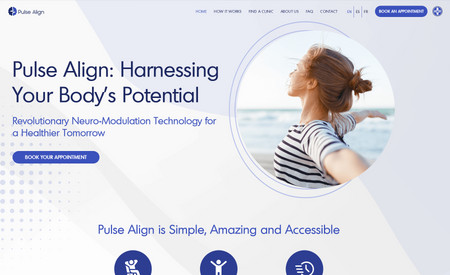 Pulse Align: Created this website from scratch