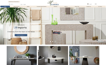 29 Imports: E-Commerce Experience for Vintage Furniture Manufacturer
