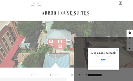 ARBOR HOUSE SUITES: This website is a vacation home rental website that&#39;s synched with AirBnB and other vacation websites, so when someone books a reservation it will show it is booked across all networks synched. 