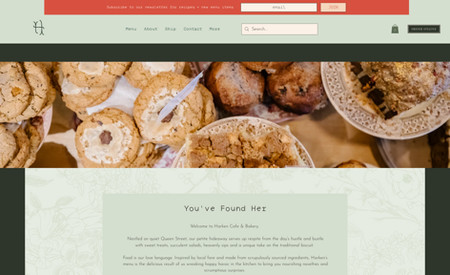 Harken Cafe & Bakery: Front & Center was proud to work with Harken (sister-shop of Harbinger Cafe) on the following:
- Behind The Scenes discovery + business coaching
- Messaging
- Website Design
- Photography + Styling