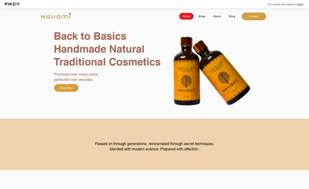 Navami Wellness: A handmade cosmetics brand that is making product using ayurvedic methods. We have worked on the custom UI Design, E-Commerce setup, Shipping Integrations and Advertising Setup.