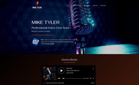 Mike Tyler: A beautiful website for artists.