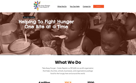 Take Away Hunger: Non-profit website helping feed people around the world