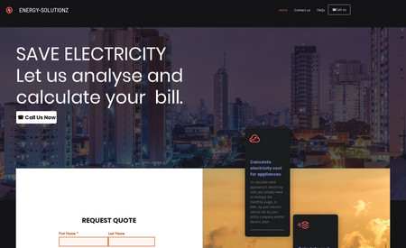 Energysolution: SAVE ELECTRICITY
Let us analyse and calculate your ENERGY  bill.