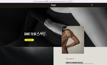 Bare Beauty Boutique: The website and branding of Bare Beauty Boutique truly embody the essence of inclusivity. Through a striking contrast of colors and fonts, the website captures the brand's unique perspective on body contouring. It goes beyond mere aesthetics and instead focuses on women empowerment, body inclusivity, and fostering a deep love and appreciation for one's body at every stage.

The design elements and visual presentation on the website are carefully crafted to create an atmosphere of acceptance and celebration of diverse bodies. The color palette and typography choices contribute to a sense of vibrancy and vitality, reflecting the energy and confidence that come from embracing one's unique beauty.

The messaging and content on the website emphasize the brand's commitment to empowering women and promoting body positivity. It serves as a platform that not only offers body contouring services but also encourages individuals to love and embrace their bodies, regardless of shape, size, or stage of life.

Bare Beauty Boutique's website stands as a powerful testament to the brand's core values of inclusivity, empowerment, and self-love. It provides a welcoming and supportive space where individuals can explore and celebrate their bodies, fostering a sense of belonging and confidence in their own skin.