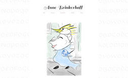 Anne Brinkerhoff Calligraphy artist portfolio site showcasing her d...