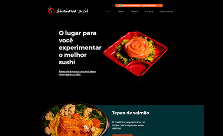 Shirahama Sushi: Restaurante de comida japonesa de Santa Catarina - SC
Além de desenvolvermos a marca, criamos toda identidade visual, papelaria, cardápios e fachada externa da loja. O site é institucional e conta com menu interativo.