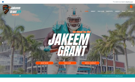 Official Jakeem Grant Fan Club: Official Fan Club and merchandise for Jakeem Grant of the Miami Dolphins.