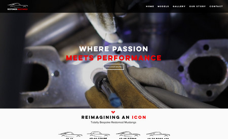 Restomod Mustangs: We built this high end Mustang restoration and sales business an absolutely killer website from front to back that truly encompasses how special the cars they sell are. We did everything on this site from the design, coding, and even the copywriting.