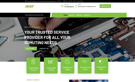 Acer: We had great experience, we were very happy to provide them with all branding solutions, we have developed the whole website from scratch along with the content writing for the website.
