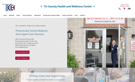 Tri Country Health - SEO & Conversion Rate Optimization: CHALLENGE - A new urgent care center and medical facility that needed immediate patient growth and visibility in their service area

RESULTS
- Ranking 1, 2, or 3 across &amp;gt;100 search terms and local packs
- PPC conversion rates over 10%
- Immediate creditability within their local community