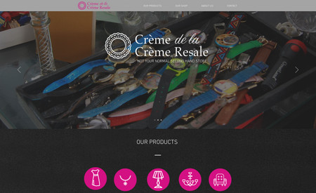 cremedelacreme: Wix website and branding