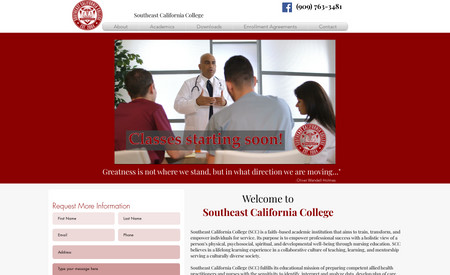 Southeast California College: Education - Medical Field