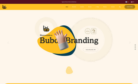 Bubo Branding: Desarrollar un Sitio Web Responsivo en inglés y español con todas las Apps y Best Practices desarrolladas y recomendadas por Wix. Un sitio creativo, amigable, 100% funcional, interactivo y estratégicamente redactado tanto para el visitante como para los motores de búsqueda (SEO).