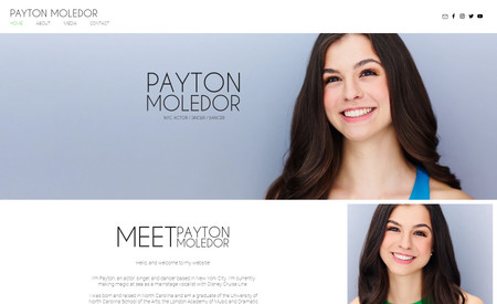 Payton Moledor: Full Website for musical theatre performer Payton Moledor.