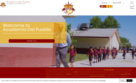 Academia Del Pueblo: Editor X web build and SEO