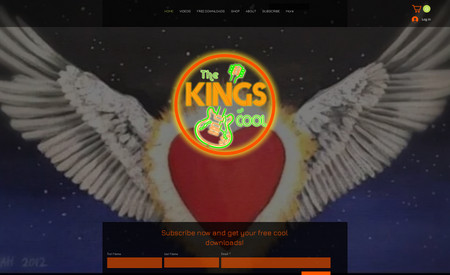 The Kings Of Cool: Classic Site Design: This site has a unique subscriber feature that provides free music downloads, that has helped the group develop a strong email list. A recent e-commerce upgrade now allows them to sell merchandise to their fans!