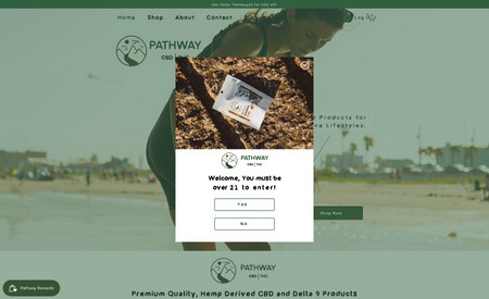 Premium Pathway THC: Created this branded online store from scratch and implemented all customer conversion tools and automations. 
The most unique part about this project was our clients wanted to dropship their CBD products so our team fully integrated the fulfillment of orders through a fulfillment center. 