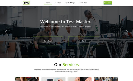 TestmesterUK: In this project, the best design and functionalities so far, I have done for this Wix website. Also, there are included the following functionalities: - Payment Method - Services - Checkout Process - SEO Optimized.