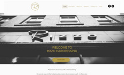 Rizzo Hairdressing Hairdressing Salons. Redesigned customer website f...