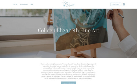 Colleen Elizabeth Fine Art: We had the opportunity to work with Colleen to design this functional, beautiful, elegant, and feminine website for her fine art business. The website is user-friendly, easy to manage, and fully responsive on all devices. It showcases a multi-category e-commerce store, blog functionality, multiple galleries and engaging Instagram feed. We also worked with Colleen on choosing a custom color palette and typography combination for her website.