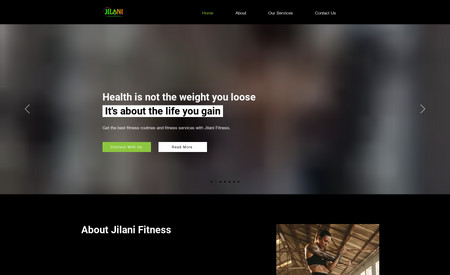 Jilani Fitness: This is a fitness couch website developed by Webhood Infotech. people can come here and learn more about their services and if needed they can send inquiry them also.