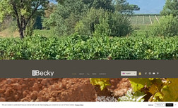 mas-becky Site domaine viticole Bio dans Le Var 83