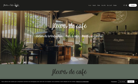 Fleurs de Café: Site internet bar à café