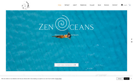 Zen Oceans: A yoga retreat that takes bookings in multiple places.
