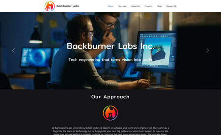 Backburner Labs BL: Customer wanted his site updated. Completed project to his liking.