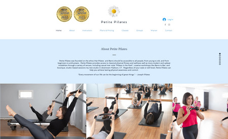 Petite Pilates: ExperImpact helped Petite Pilates with website updates, bookings, automations, and the waiver process.