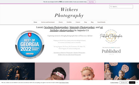 Withers Photography : Getting found locally with all the Newborn Photography terms is the main goal of the client. I could able to serve them by finding the best keywords and optimizing the website accordingly. The website is doing great at this moment!