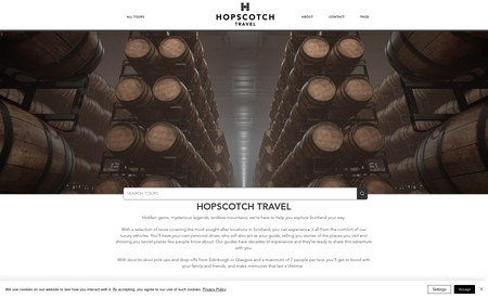 Hopscotch Travel: Website Design - Redesign Website