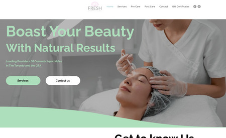 Fresh Cosmetic Clinic: Boast Your Beauty With Natural Results.
Leading Providers of Cosmetic Injectables In The GTA
