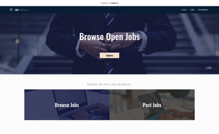 Job Portal: 