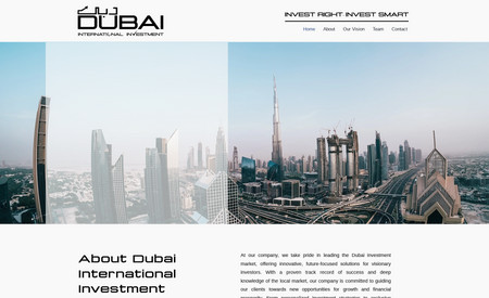 Dubai Inter. Invest.: Web Design