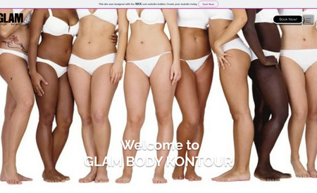 Glam Body Kontour: Complete site redesign, as well as a new logo, and new brand messaging. 