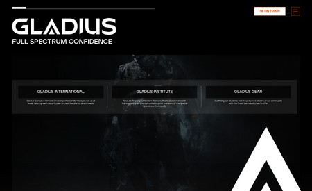 Gladius: Branding, Editor X Website, Custom Forms, Software Integrations, Website SEO.