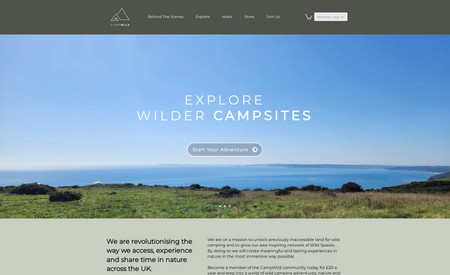 CampWild: Created dynamic pages and database setup for this amazing project.